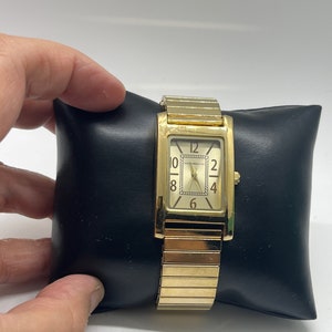 Isaac Mizrahi Live goldtone watch