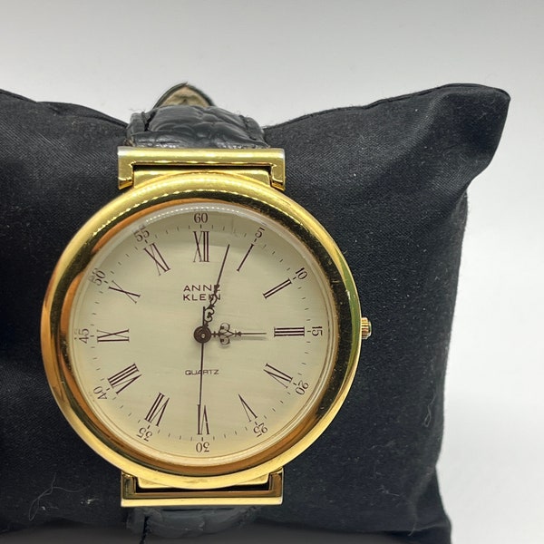 Vintage Anne Klein large round watch