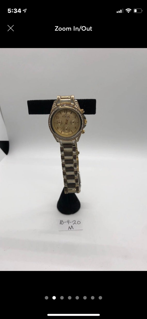 Vintage Kim Rogers Rhinestone Watch - image 3