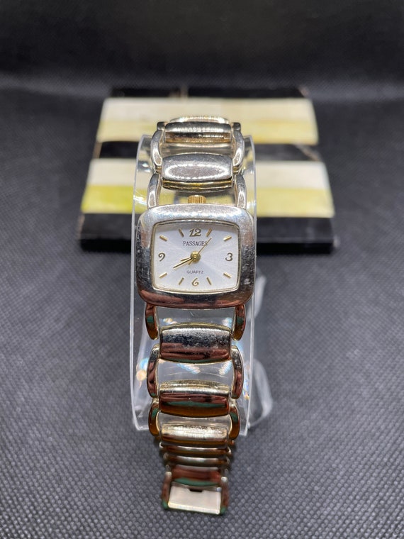 Vintage Passages silver tone ladies watch - image 1