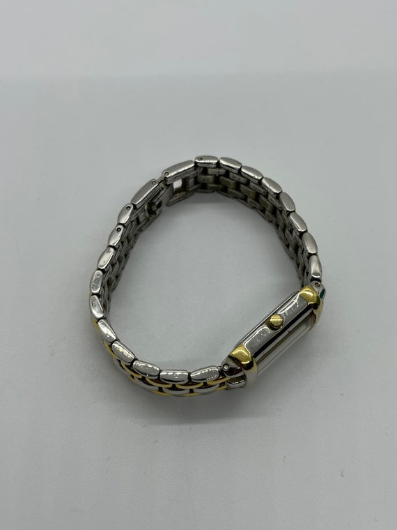 Croton Swiss Watch Women Cubic Zirconia Bezel Two Tone 7\