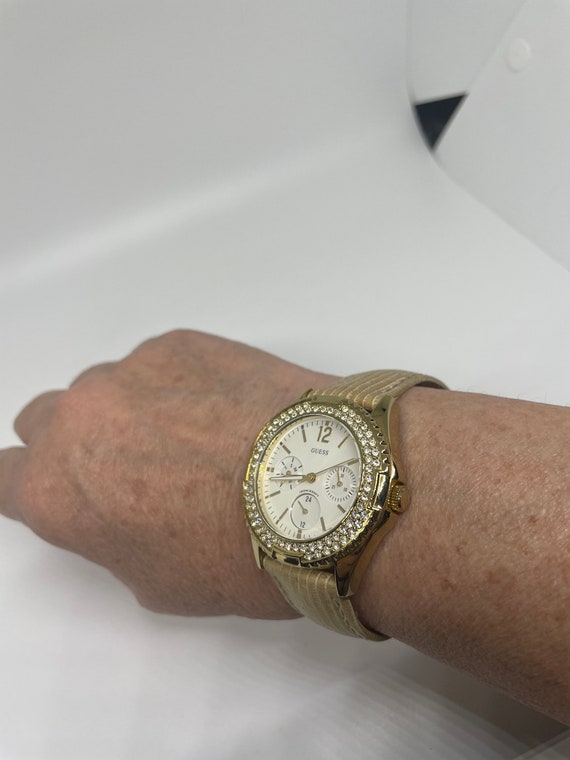 Vintage ladies Guess rhinestone watch - image 3