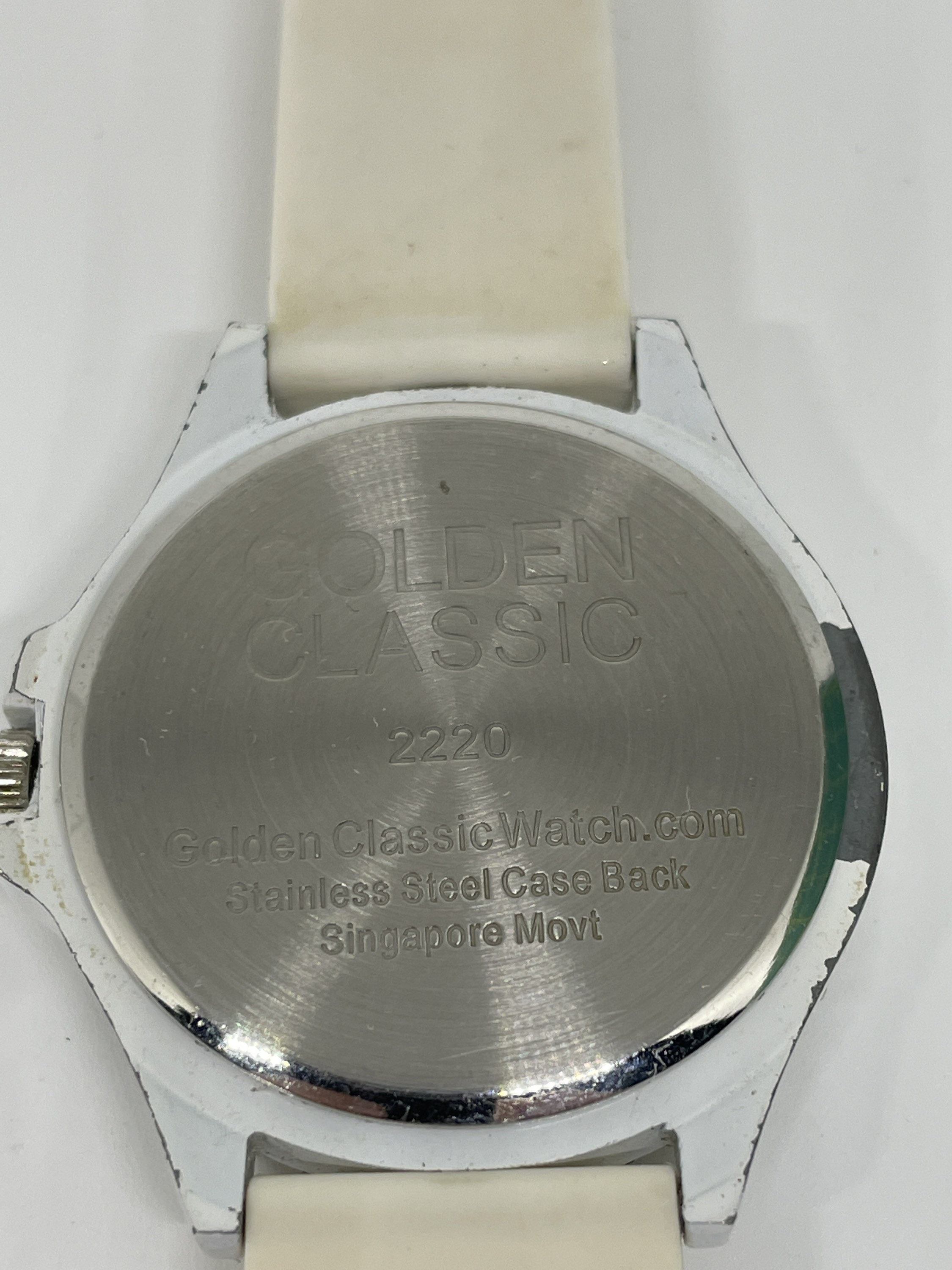 Golden classic watch sale