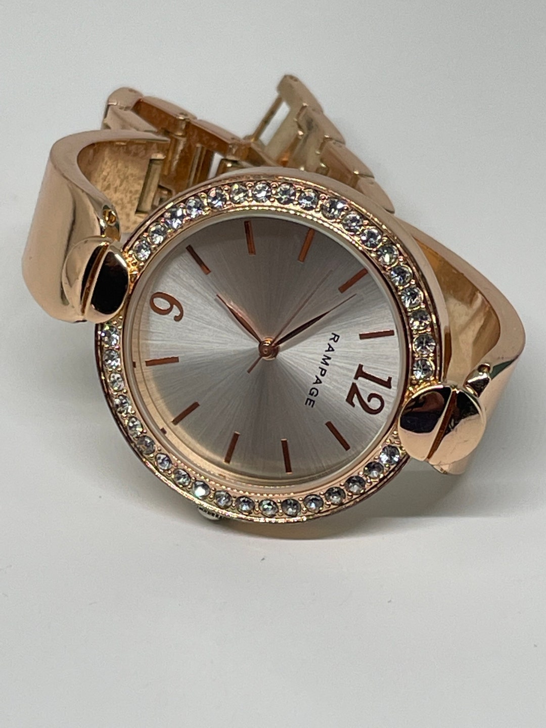 Vintage Rampage Rhinestone Ladies Watch - Etsy