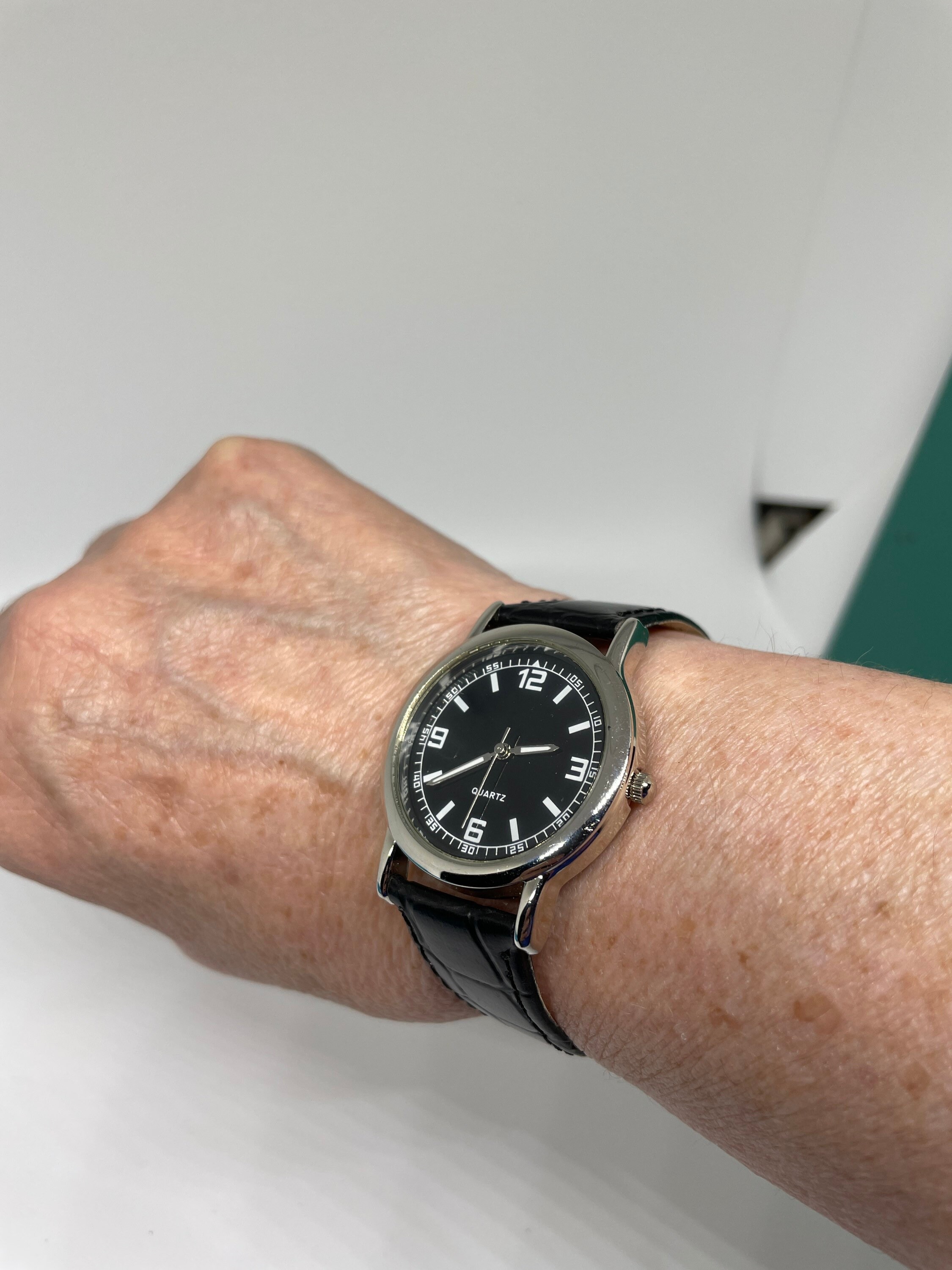 Black face dress watch sale