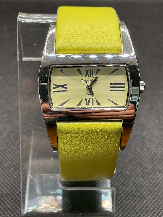 Vintage Armitron Yellow Unique ladies watch. - image 1