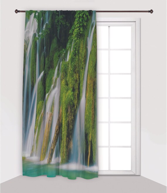 Szenerie Bedruckter Vorhang / Drapes für Wohnzimmer Esszimmer | Etsy