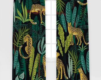 JUNGLE SAFARI ANIMAL PRINT LION TIGER LEOPARD CHEETAH ZEBRA 2PC WINDOW CURTAINS JUNGLE SAFARI ANIMAL PRINT LION TIGER LEOPARD CHEETAH ZEBRA 2PC WINDOW CURTAINS