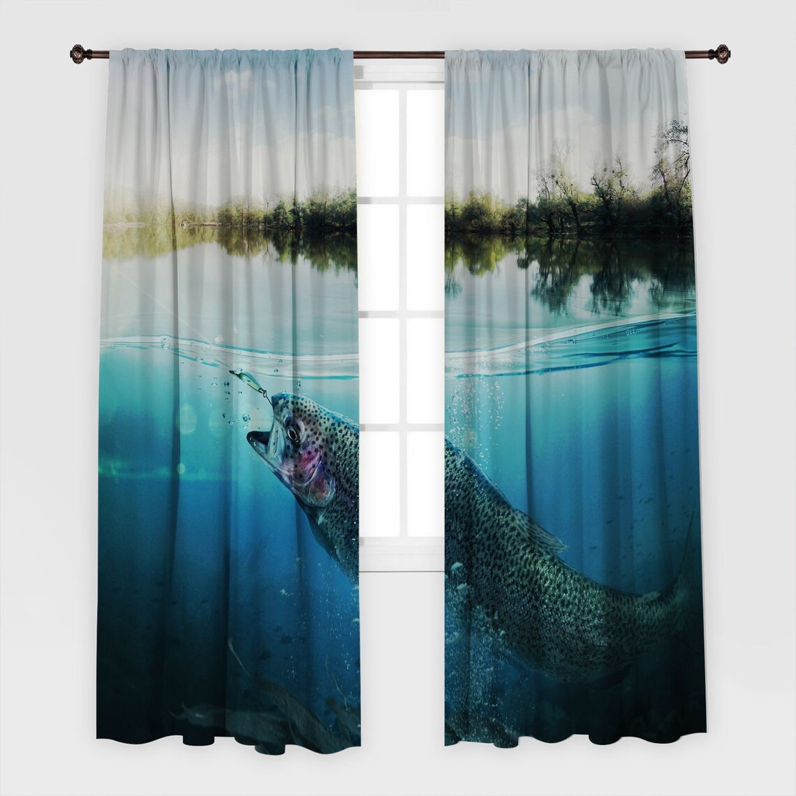 Türvorhang Segelboot Design 86x203cm - Retro Meer Abenteuer Für Kinderzimmer