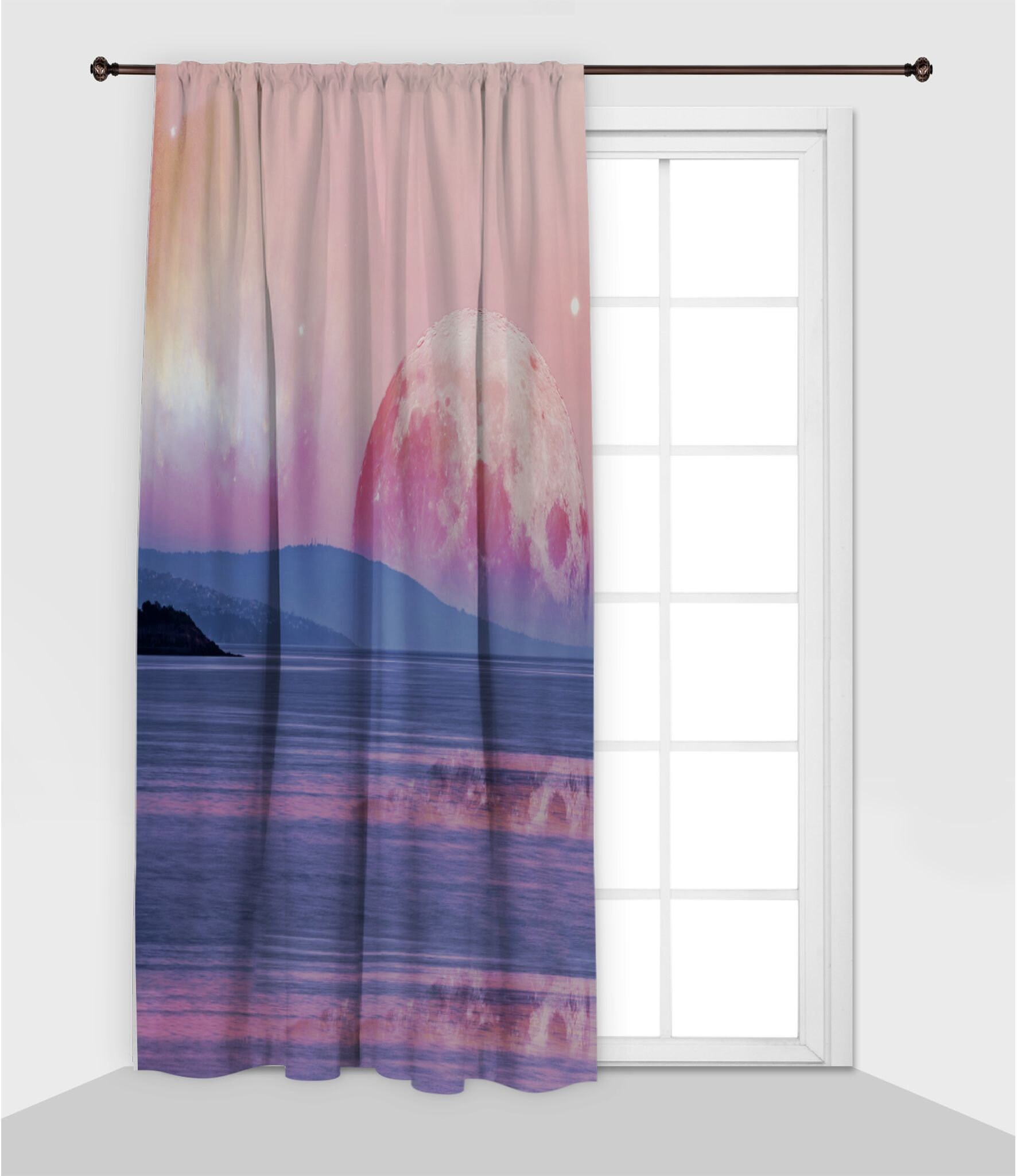 Szenerie Bedruckter Vorhang / Drapes für Wohnzimmer Esszimmer | Etsy