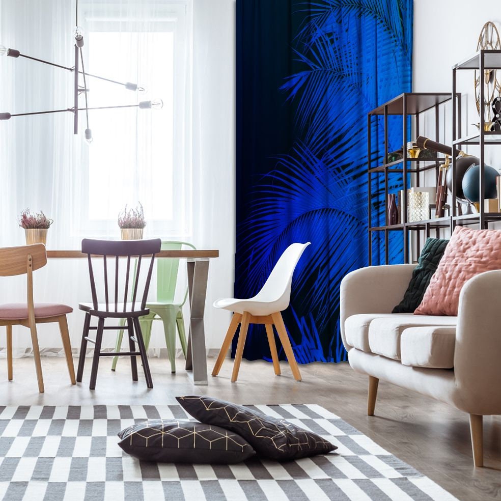 Szenerie Bedruckte Vorhang / Drapes für Wohnzimmer Esszimmer | Etsy