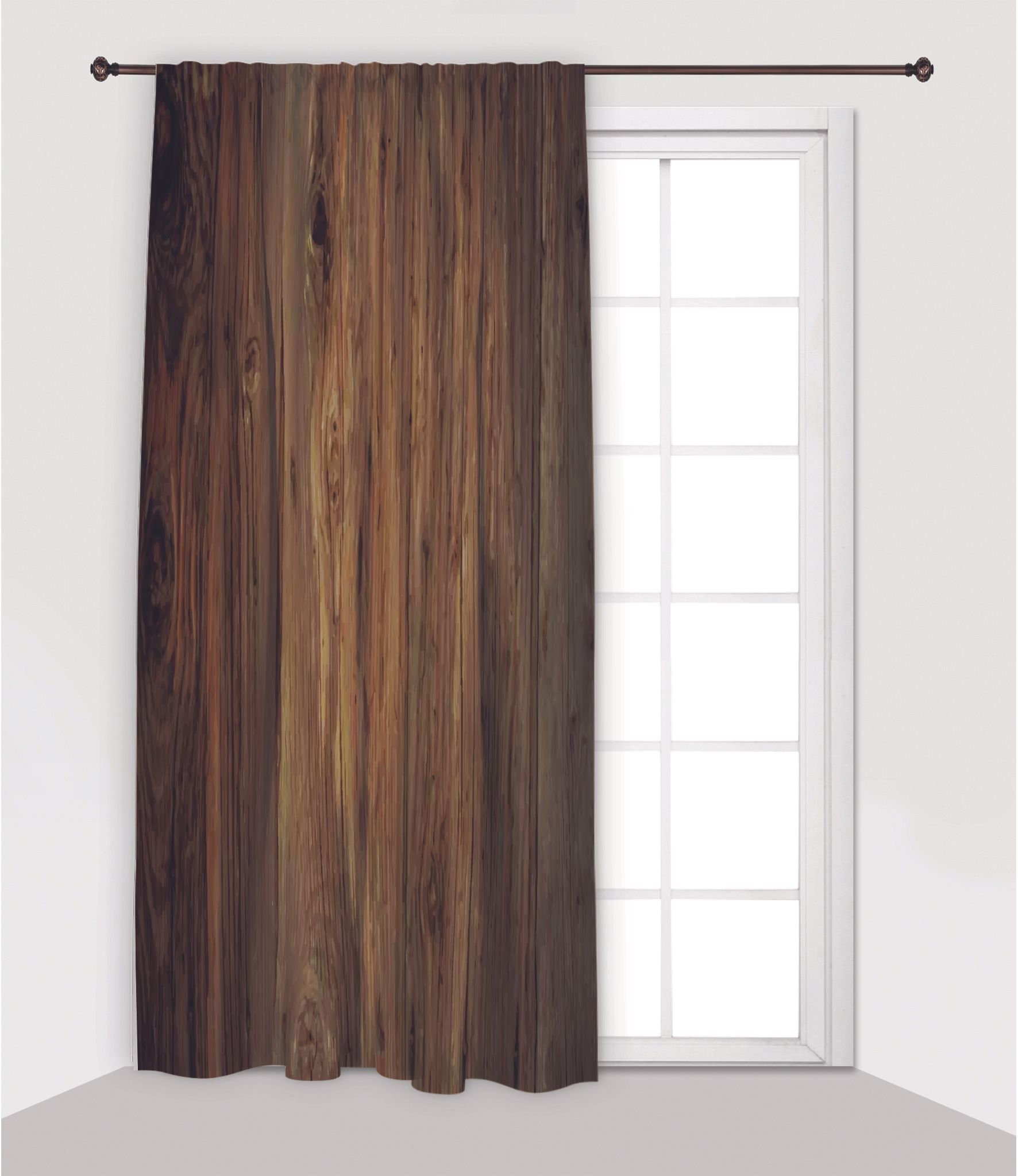 Rustikaler Dekor Bedruckte Vorhang / Vorhänge für Wohnzimmer | Etsy