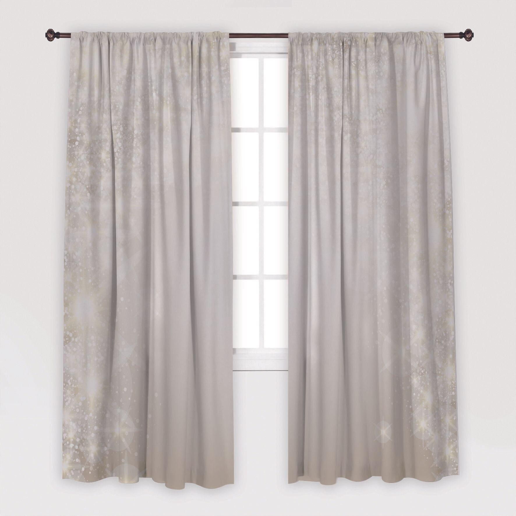 Weihnachtlicher Bedruckte Vorhang / Drapes für Wohnzimmer | Etsy