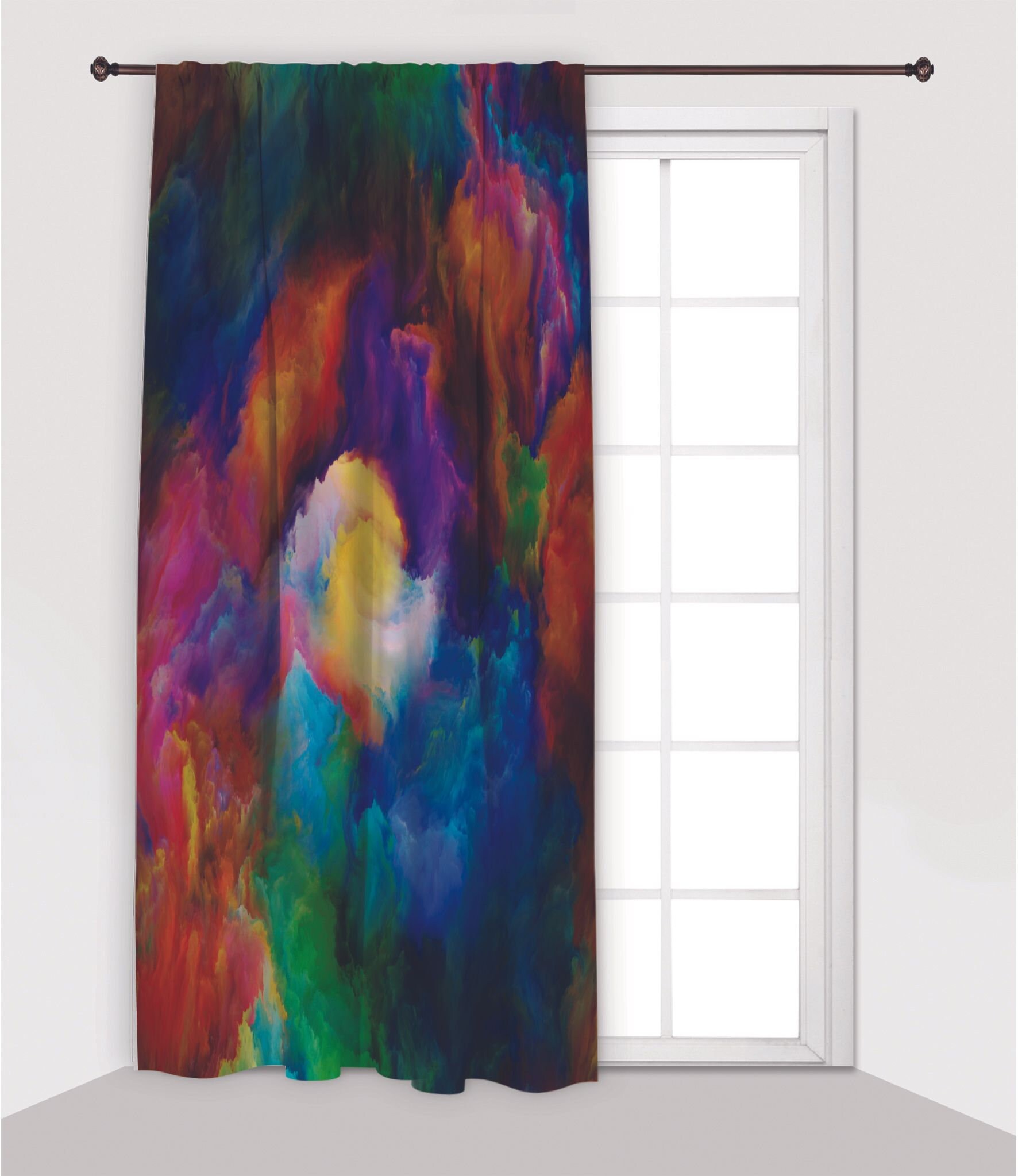 Artwork Printed Curtain / Drapes For Living Room Dining Room Etsy