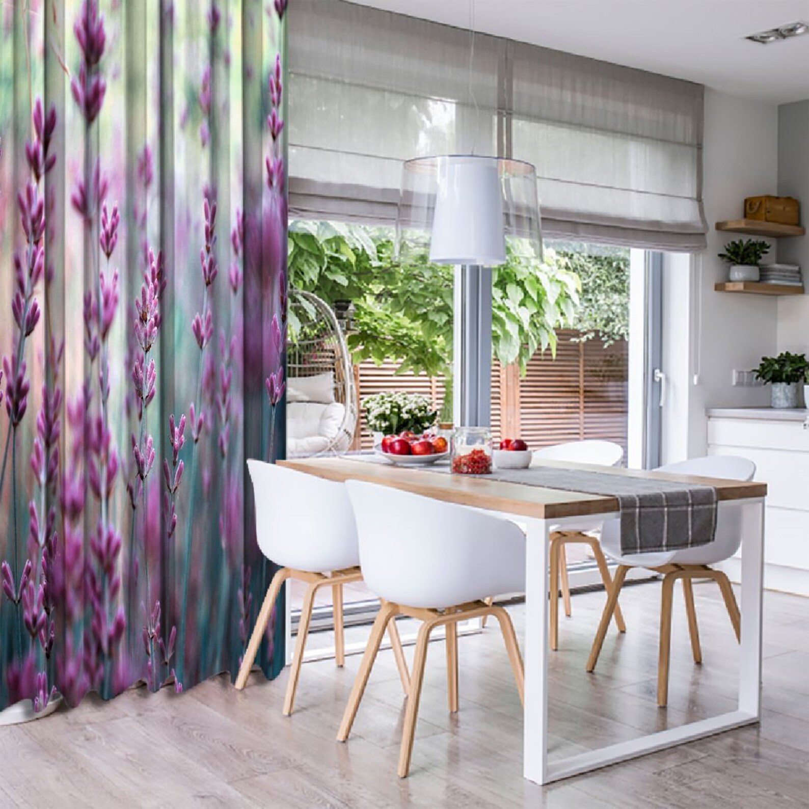 Flowers Printed Curtain / Drapes For Living Room Dining Room Etsy