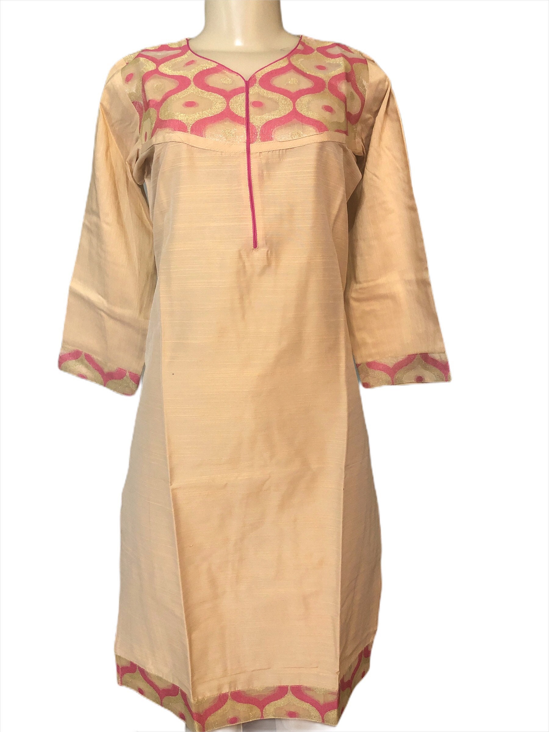 design of silk kurti
