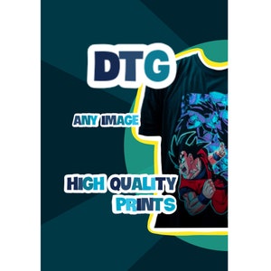 DTG shirt print,Custom,Full Color, Any image