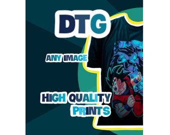 DTG shirt print,Custom,Full Color, Any image