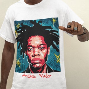 Artistic Valor Tee - Bold Graphic Design Cotton Shirt|Modern Art T-Shirt