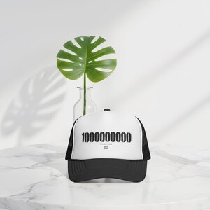Binary Code Society Numeric Barcode Graphic Trucker image 9