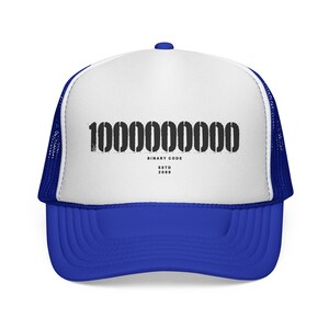Binary Code Society Numeric Barcode Graphic Trucker image 14