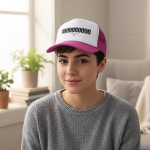 Binary Code Society Numeric Barcode Graphic Trucker image 6