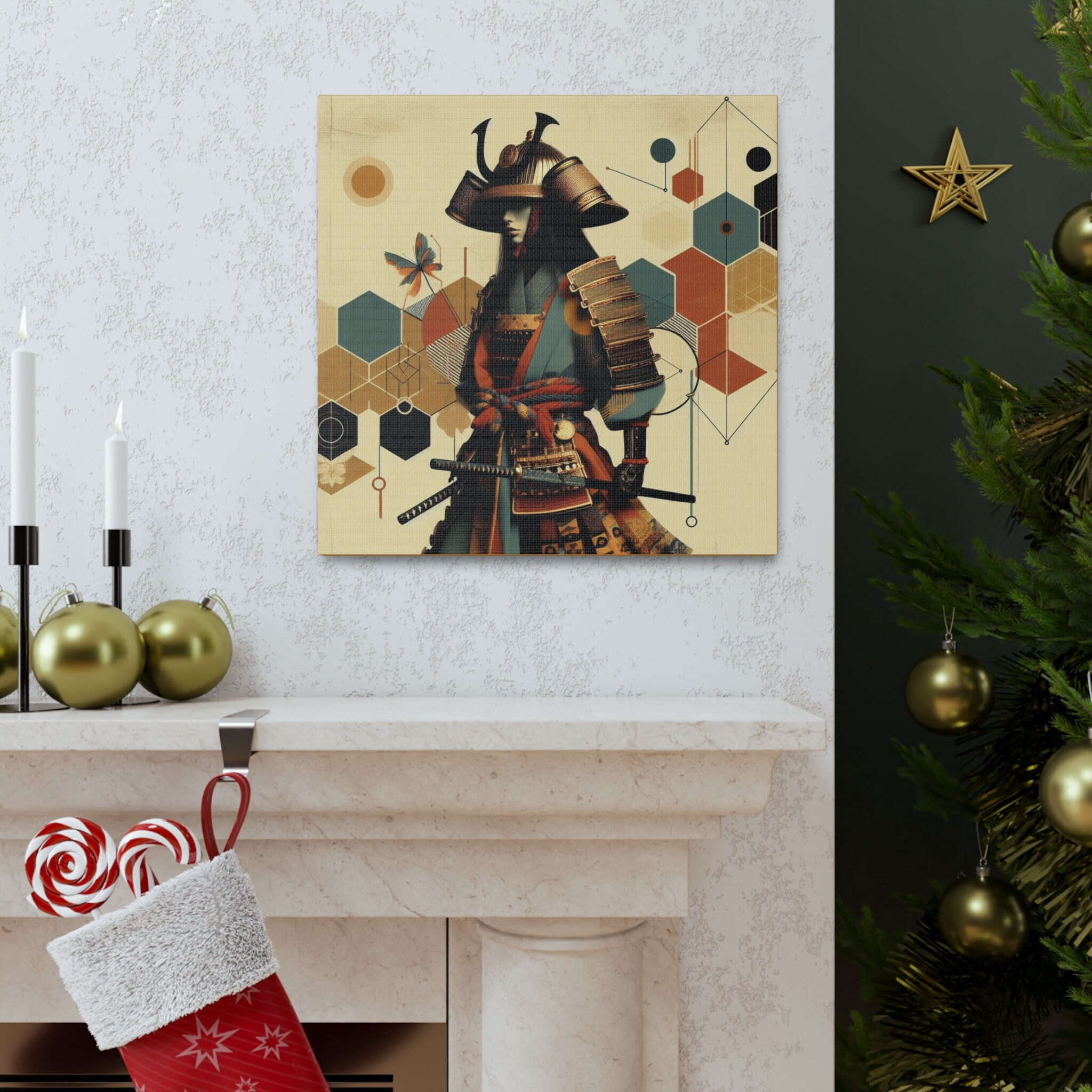 Samurai Hand Wraps Samurai Vintage Urban Art canvas Gallery Wraps - Etsy