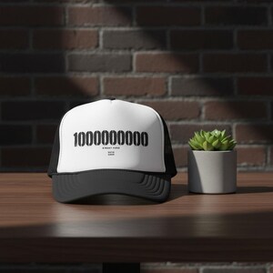 Binary Code Society Numeric Barcode Graphic Trucker image 8