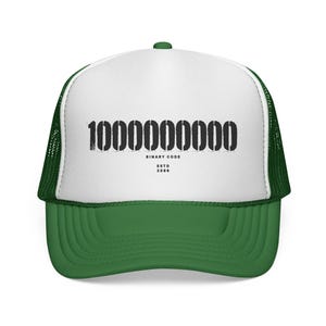 Binary Code Society Numeric Barcode Graphic Trucker image 12