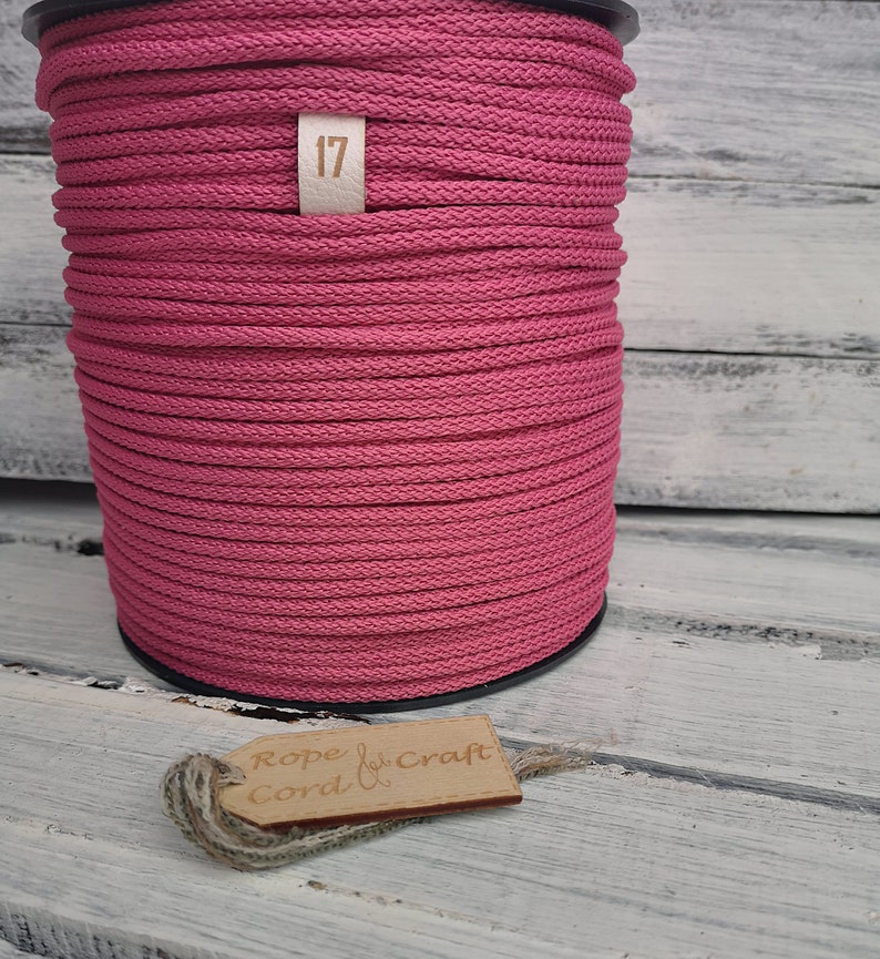 Polyester macrame cord 6 mm Strong rope Soft macrame cord Etsy