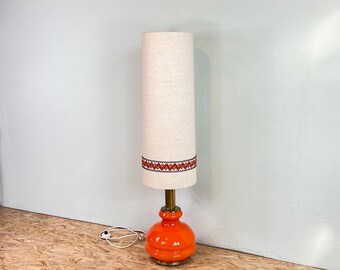 Vloerlamp / Peill & Putzler / lamp / jaren 70 / oranje / design / vintage