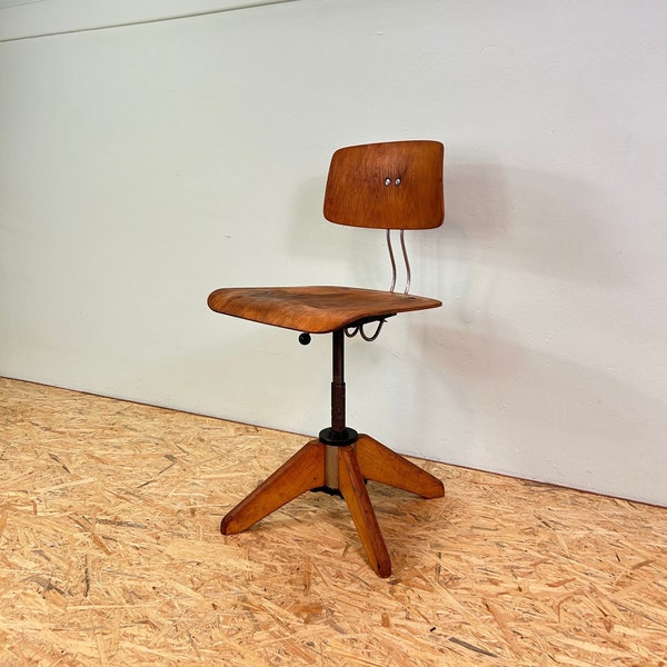 Mid Century / Arbeitsstuhl / Schreibtischstuhl / Vintage / Chair / Höhenverstellbar