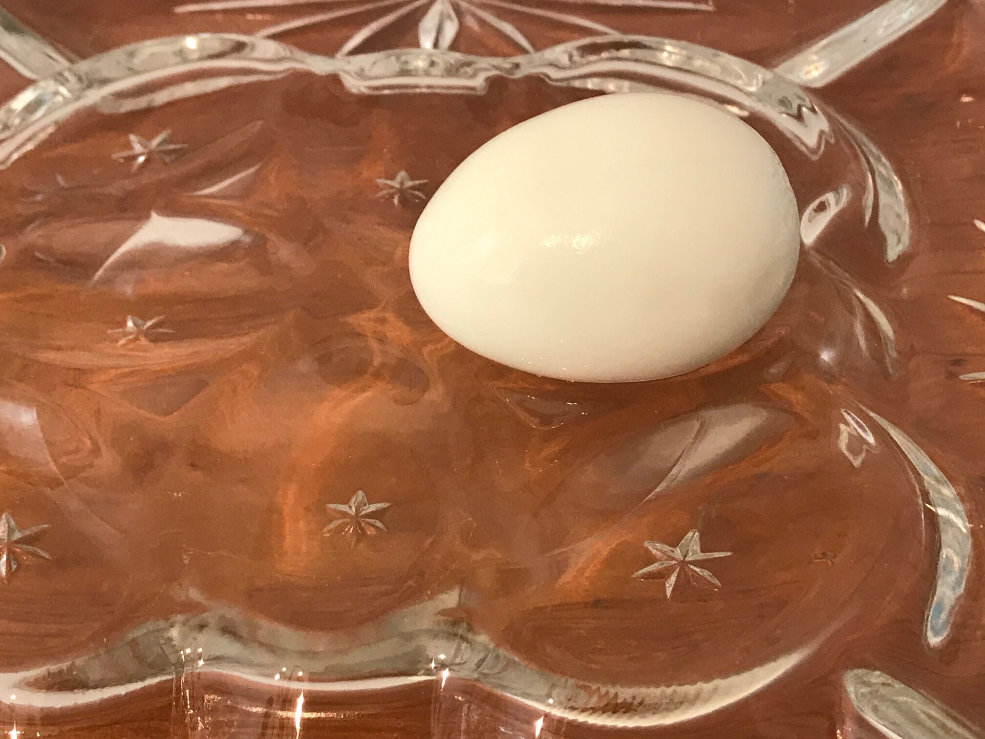 Vintage Glass Deviled Egg Serving Tray Etsy