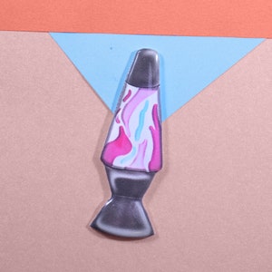 Femboy Subtle Pride Lava Lamp Pin, LGBTQ+, Handmade