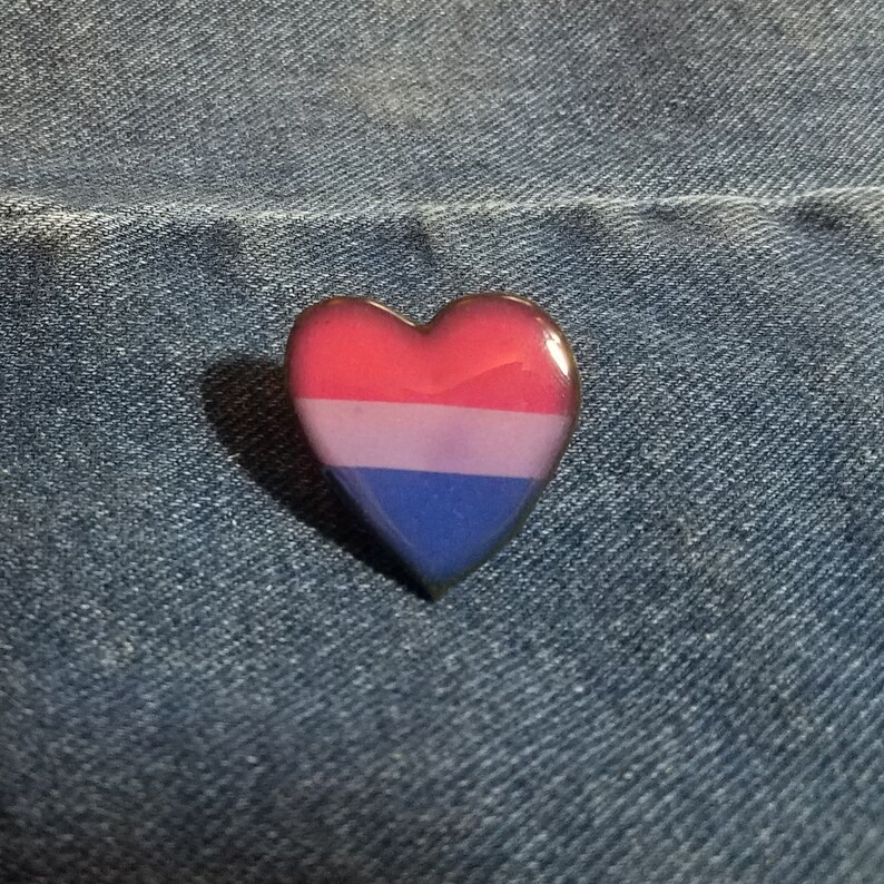 Bisexual Pride Pin Lgbt Pin Bisexual T Pride Pin Rainbow Etsy