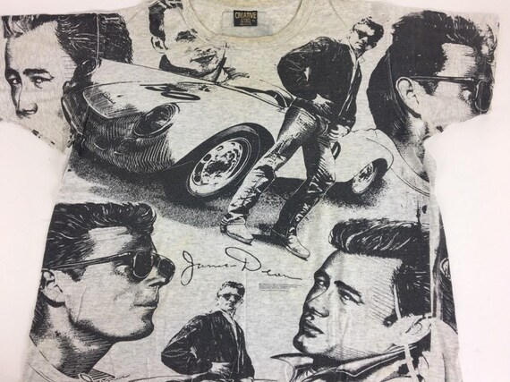 Vintage James Dean shirt 1994 All Over Print shirt