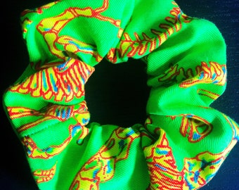 Dinoland Scrunchie Set, Dinosaur Print Hair Tie