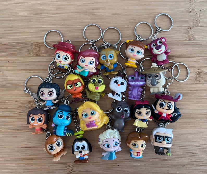 Disney Doorable Character Keychain, Princess, Villains - Etsy