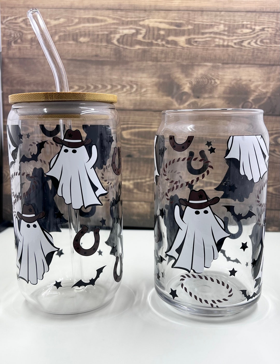 Cat Ghost Cup Halloween Cup Ghost Cup Spooky Gifts Etsy