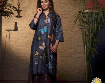 hand painted kurtis online