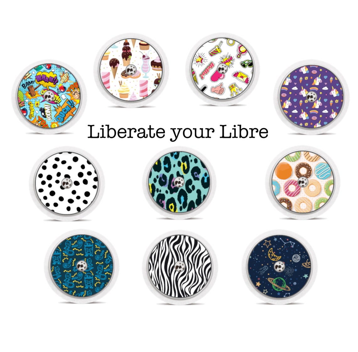 FreeStyle Libre Decals/Stickers Diabetic Device Etsy