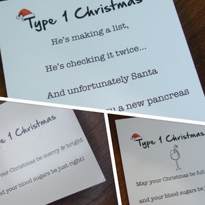 Type 1 humoristische kerstkaarten