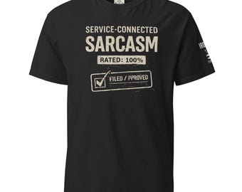 Camiseta con sarcasmo relacionado con el servicio (estampado frontal) - Iron Flag Threads