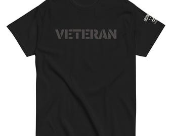 Camiseta VETERANO estampada. Camiseta de peso medio.