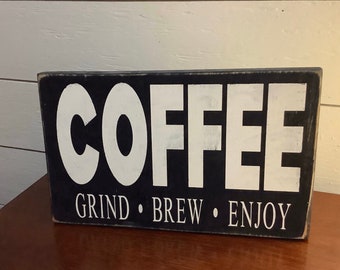 Coffee,  coffee bar sign
