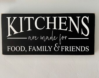kitchens wood sign