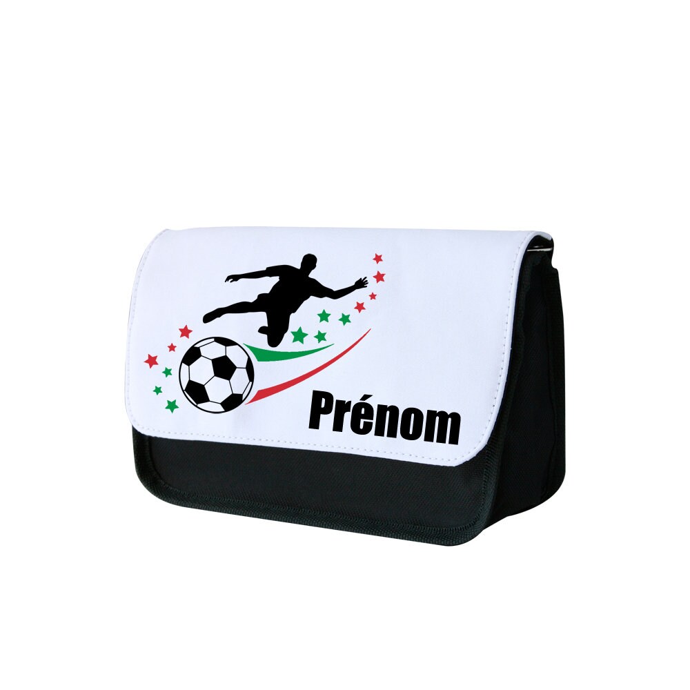 Trousse A Crayon Personnalisée Foot Italie et Prénom