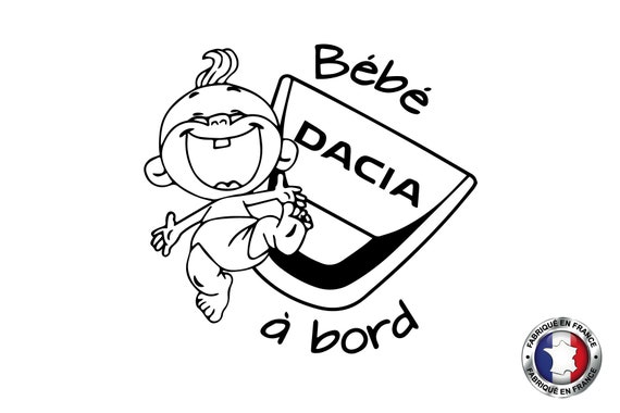 Baby Car Stickers On Board Dacia Logo Etsy Baby Car Stickers On Board Dacia Logo Etsy