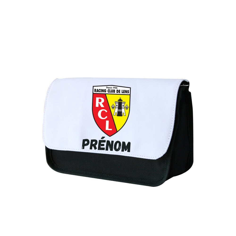 Trousse A Crayon Personnalisée Foot Lens et Prénom