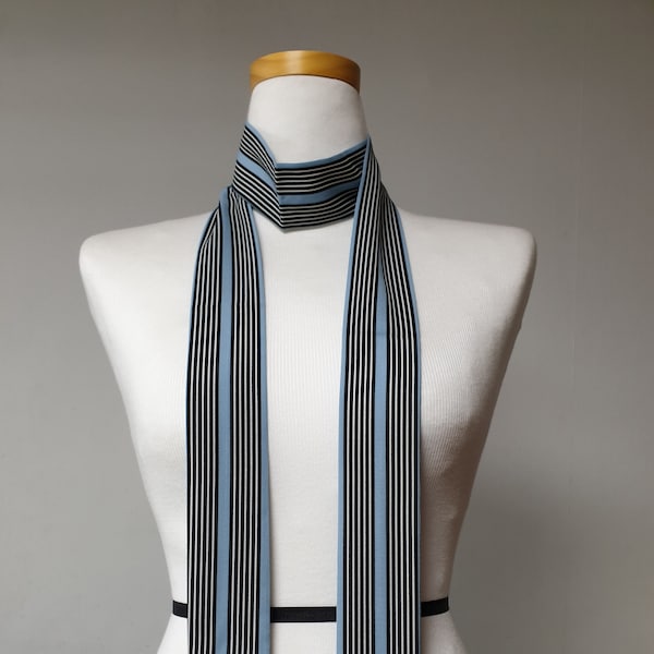 Long skinny scarf, long scarf, long tie, fabric belt, neck tie, skinny scarf, neck scarf